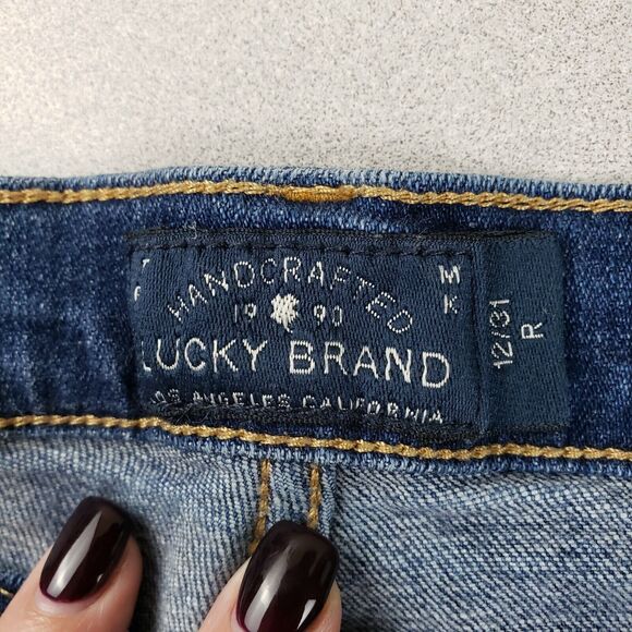 Lucky Brand Women's Skinny Jeans - Dark Blue - Picture 4 of 7